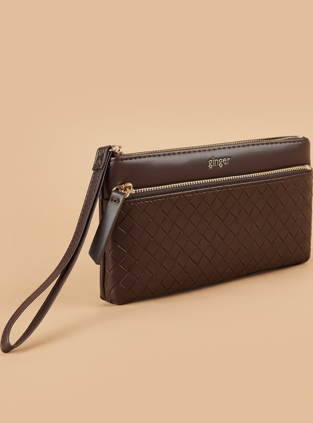 GINGER Woven Wristlet Wallet