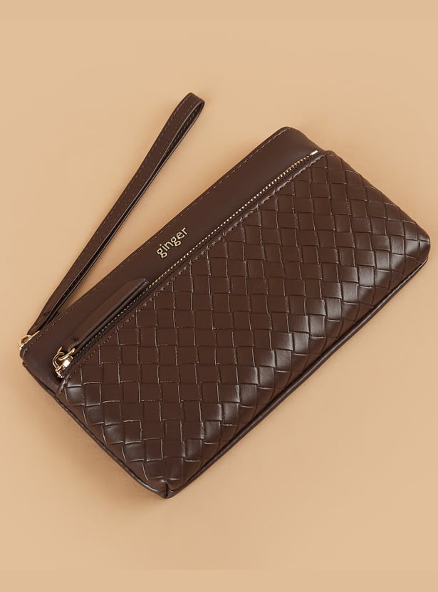 GINGER Woven Wristlet Wallet