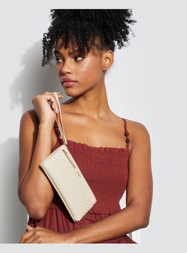 GINGER Woven Wristlet Wallet