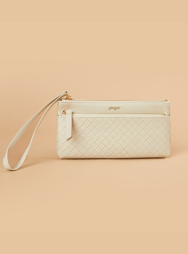GINGER Woven Wristlet Wallet