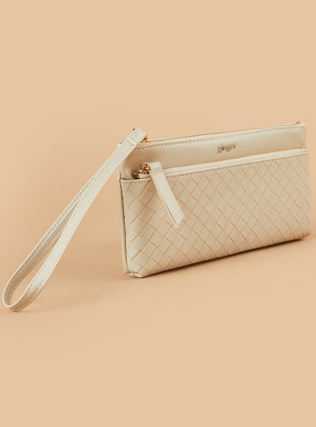GINGER Woven Wristlet Wallet
