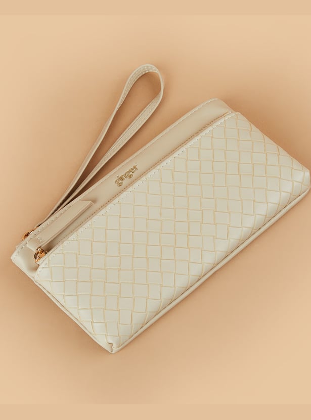 GINGER Woven Wristlet Wallet