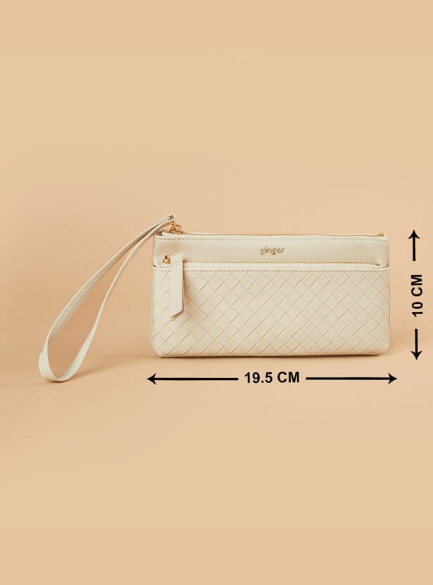GINGER Woven Wristlet Wallet