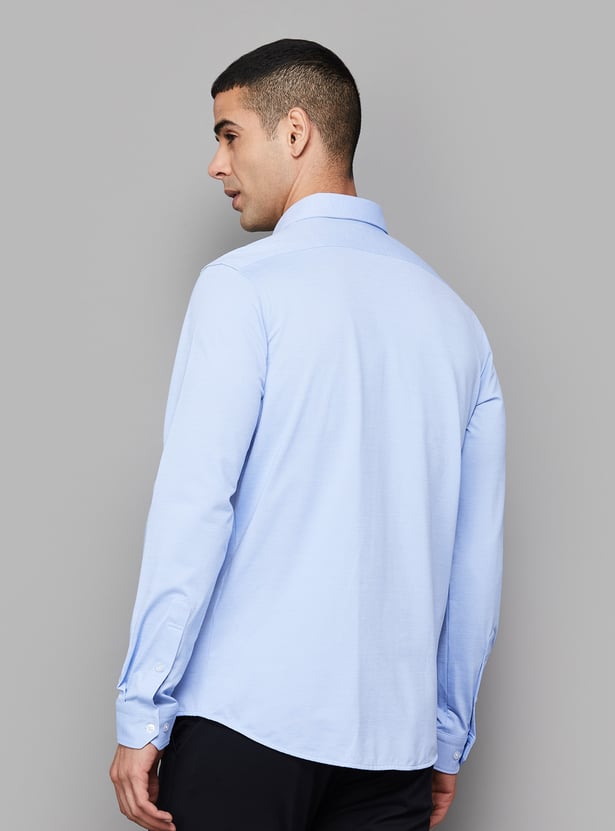 LOUIS PHILIPPE Solid Slim Fit Formal Shirt