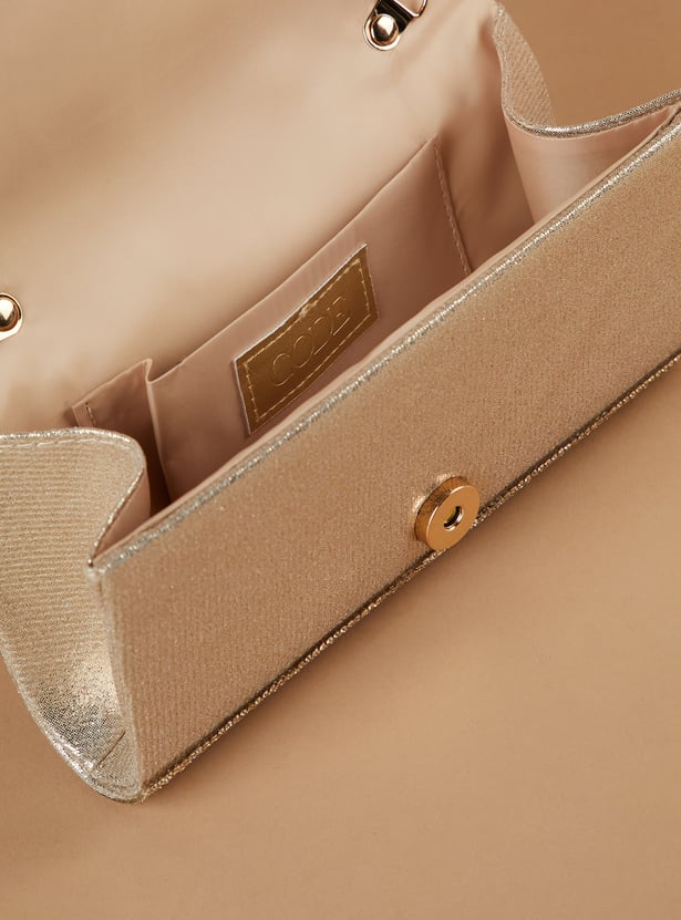 CODE Embellished Envelope Clutch