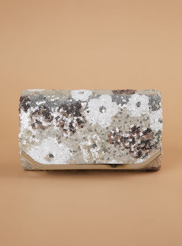 CODE Floral Print Envelope Clutch