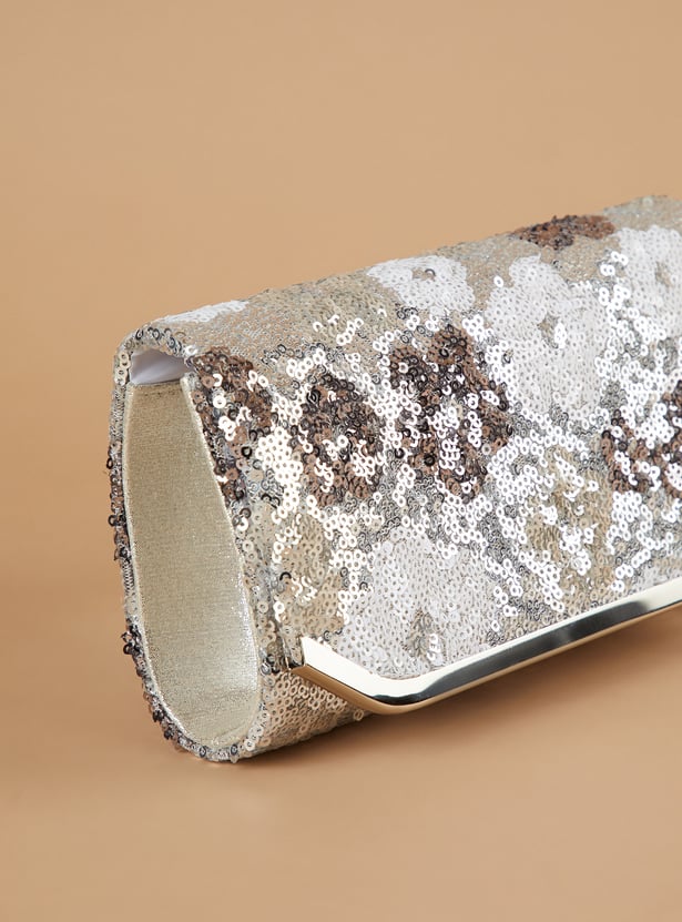 CODE Floral Print Envelope Clutch