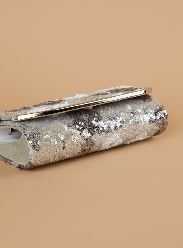 CODE Floral Print Envelope Clutch