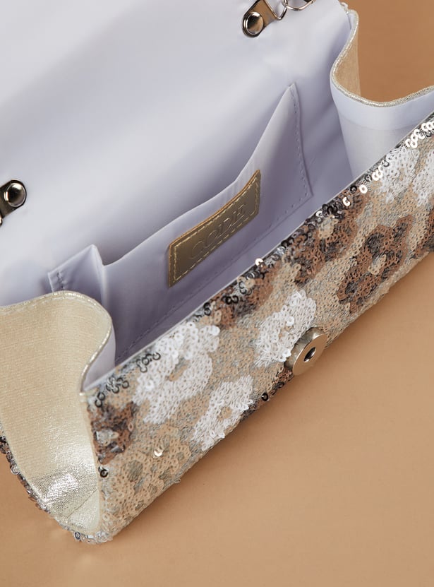 CODE Floral Print Envelope Clutch