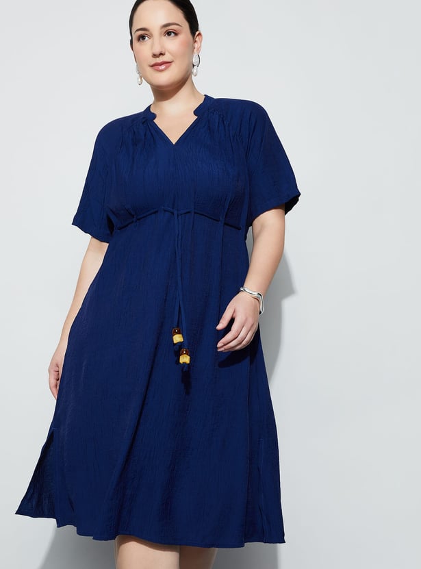 NEXUS Textured A-Line Dress