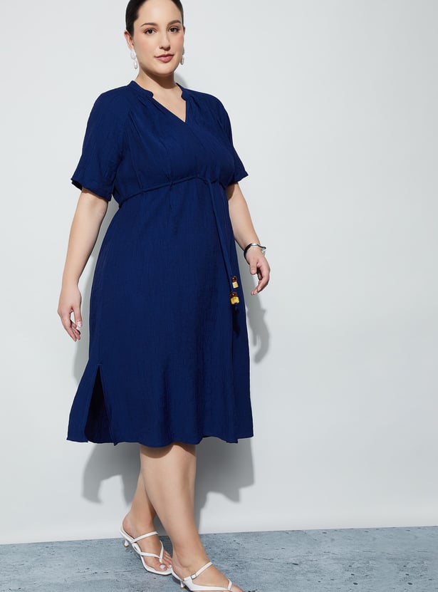 NEXUS Textured A-Line Dress