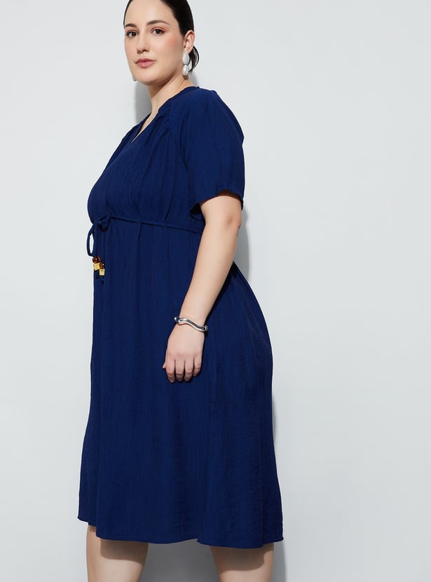 NEXUS Textured A-Line Dress
