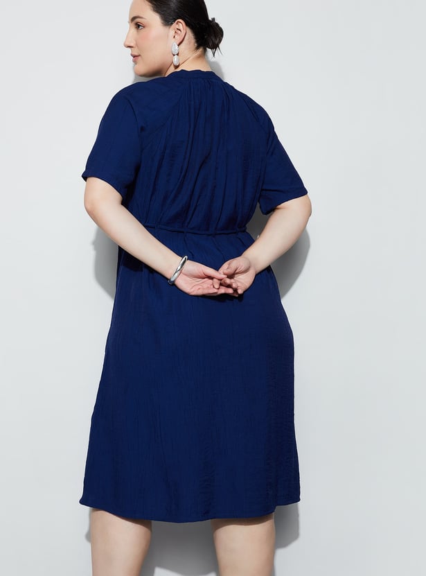 NEXUS Textured A-Line Dress