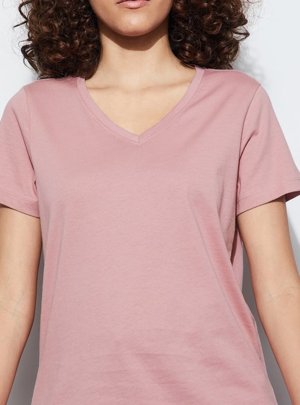 FAME FOREVER Solid T-shirt