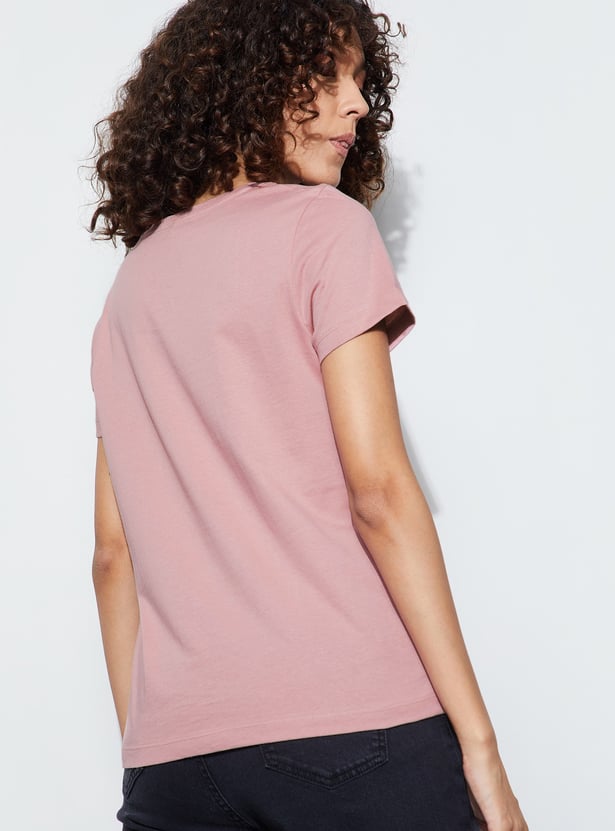 FAME FOREVER Solid T-shirt