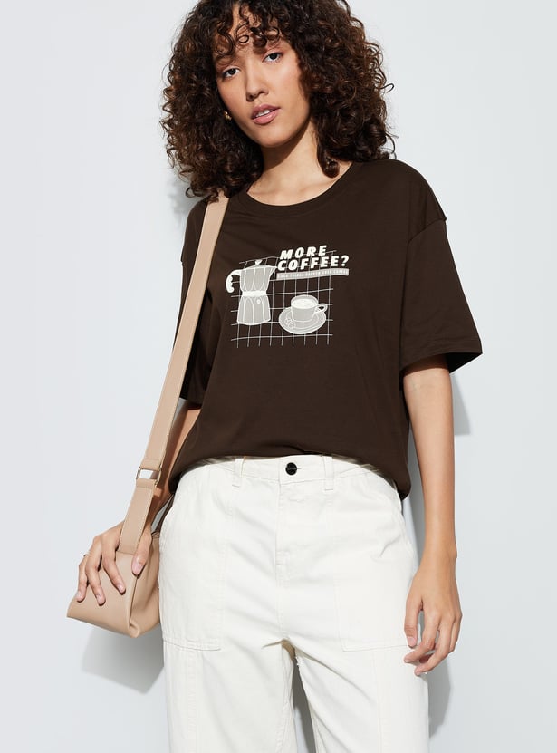FAME FOREVER Graphic Print T-shirt