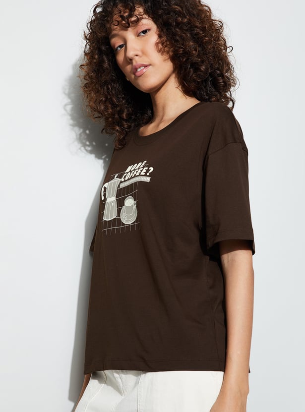 FAME FOREVER Graphic Print T-shirt