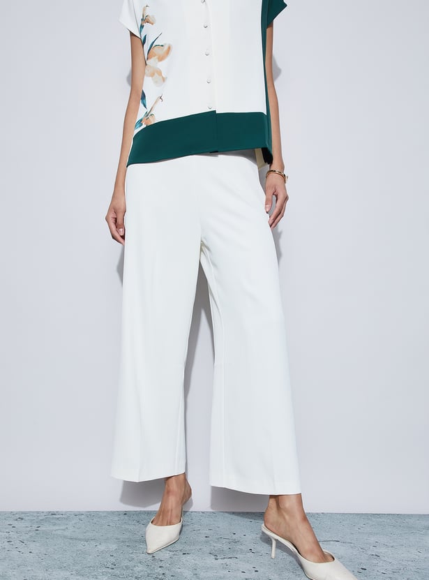 CODE Woven Mid-Rise Trousers