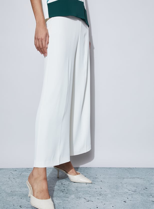 CODE Woven Mid-Rise Trousers