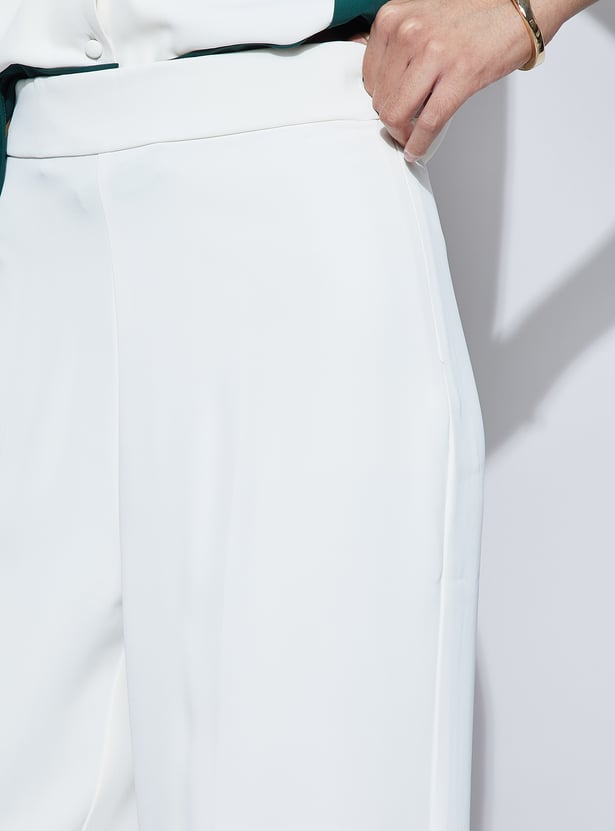 CODE Woven Mid-Rise Trousers
