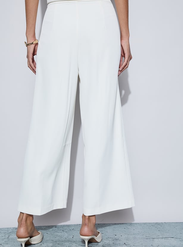 CODE Woven Mid-Rise Trousers