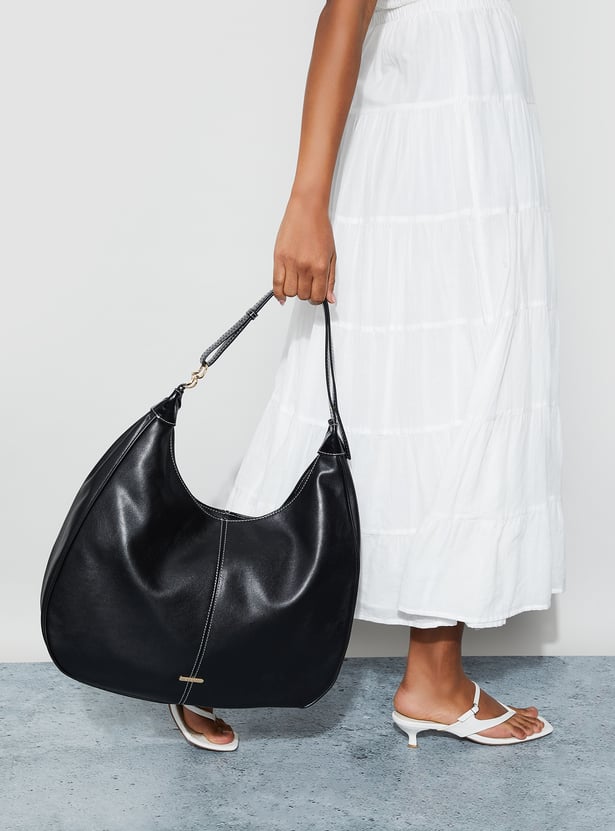 GINGER Solid Hobo Bag
