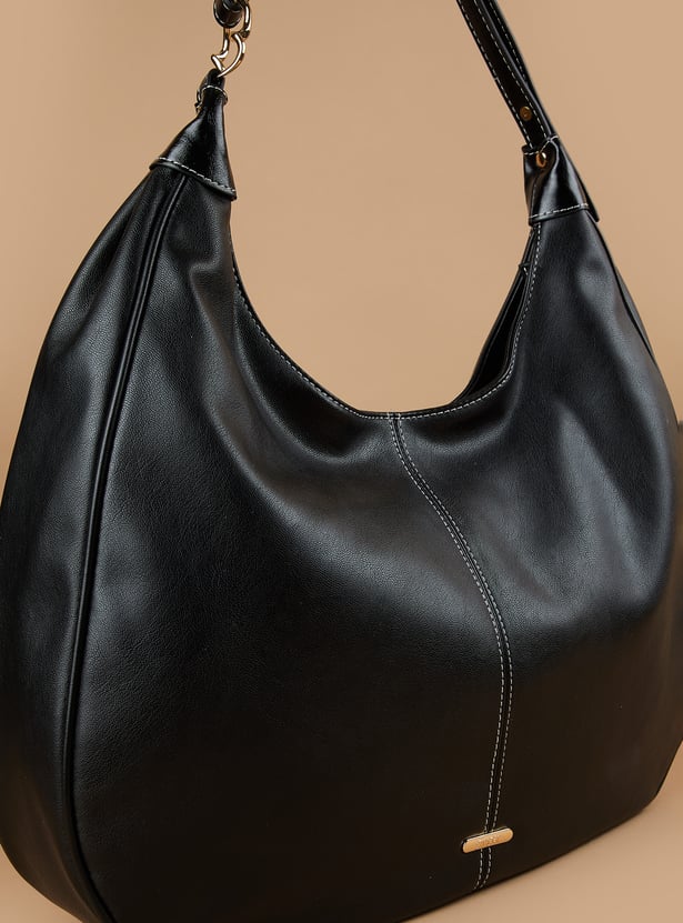 GINGER Solid Hobo Bag