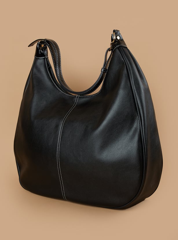 GINGER Solid Hobo Bag