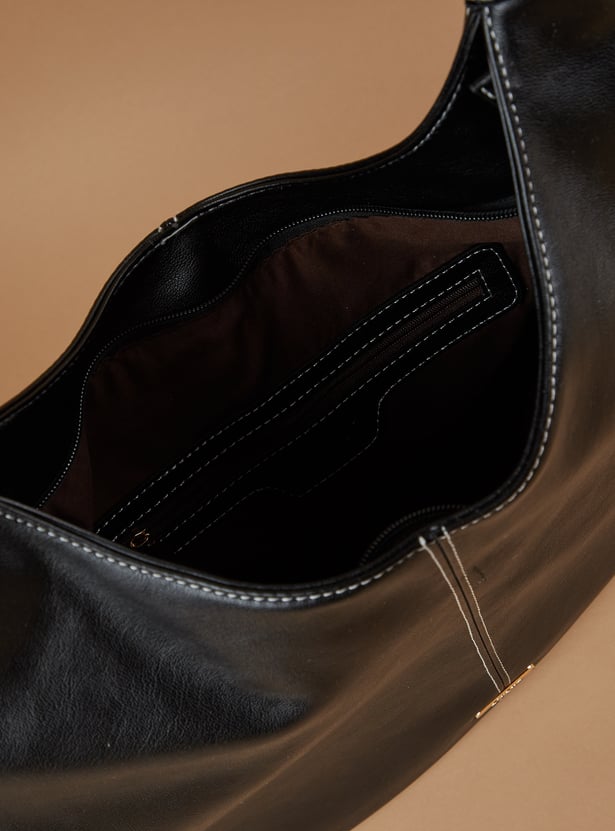 GINGER Solid Hobo Bag