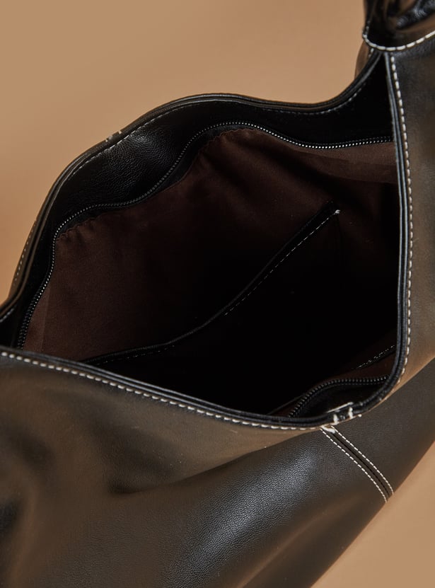 GINGER Solid Hobo Bag