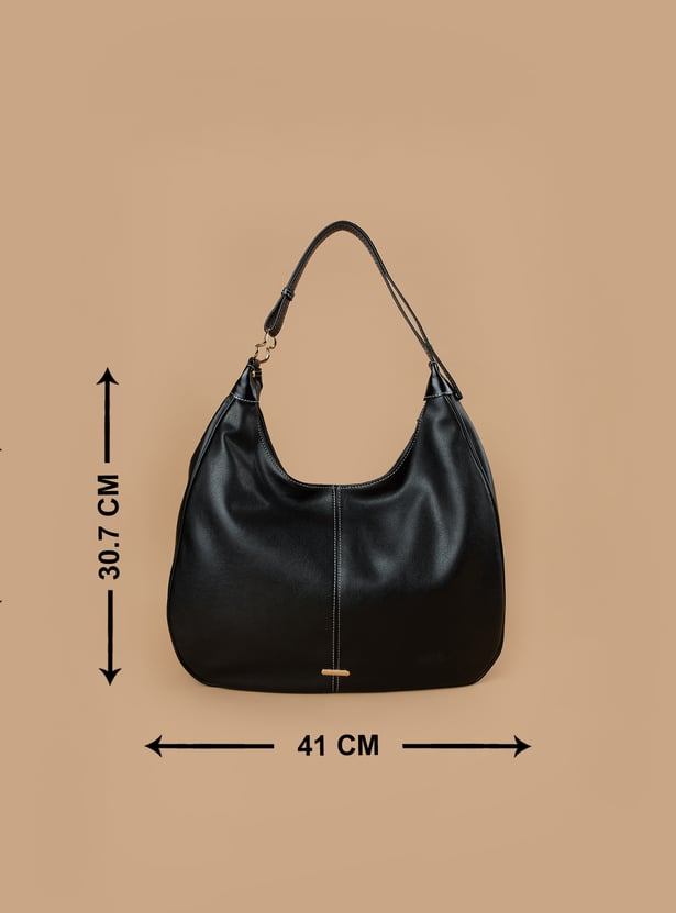 GINGER Solid Hobo Bag