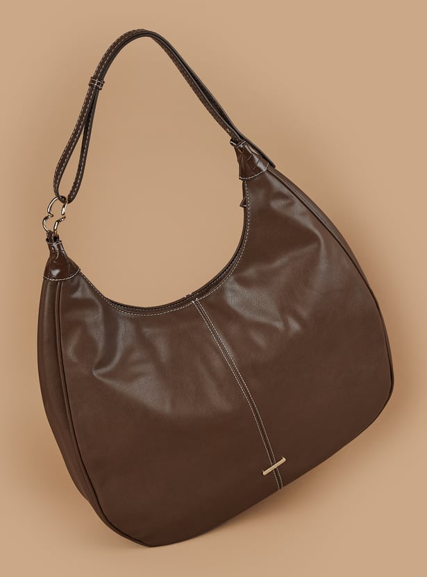 GINGER Solid Hobo Bag