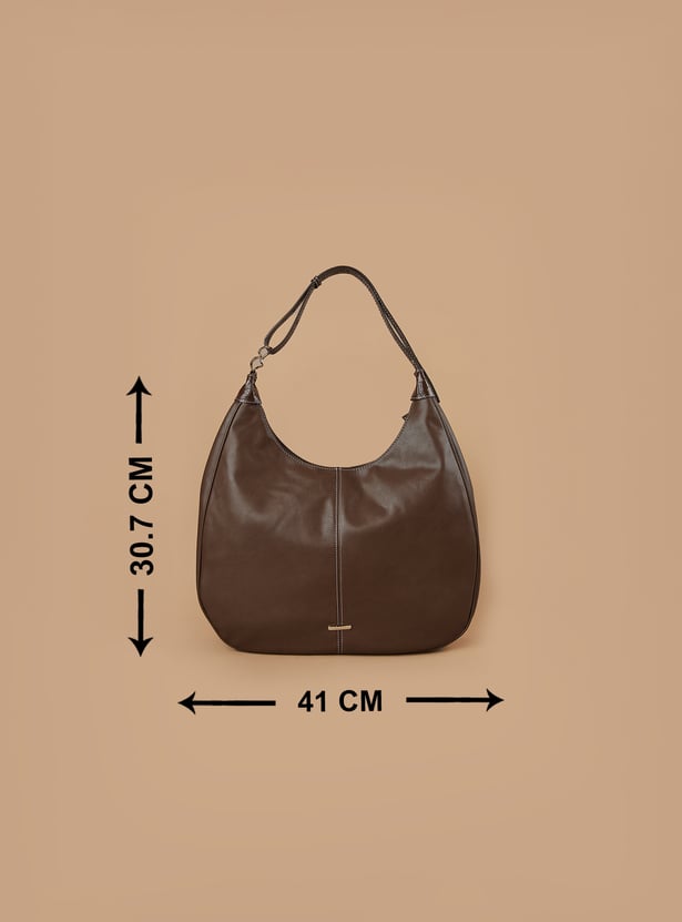 GINGER Solid Hobo Bag