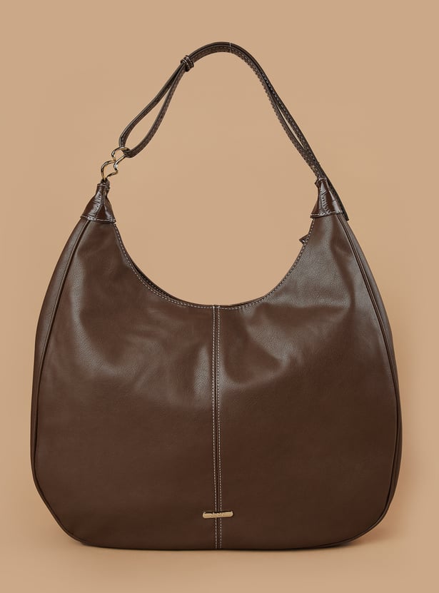 GINGER Solid Hobo Bag