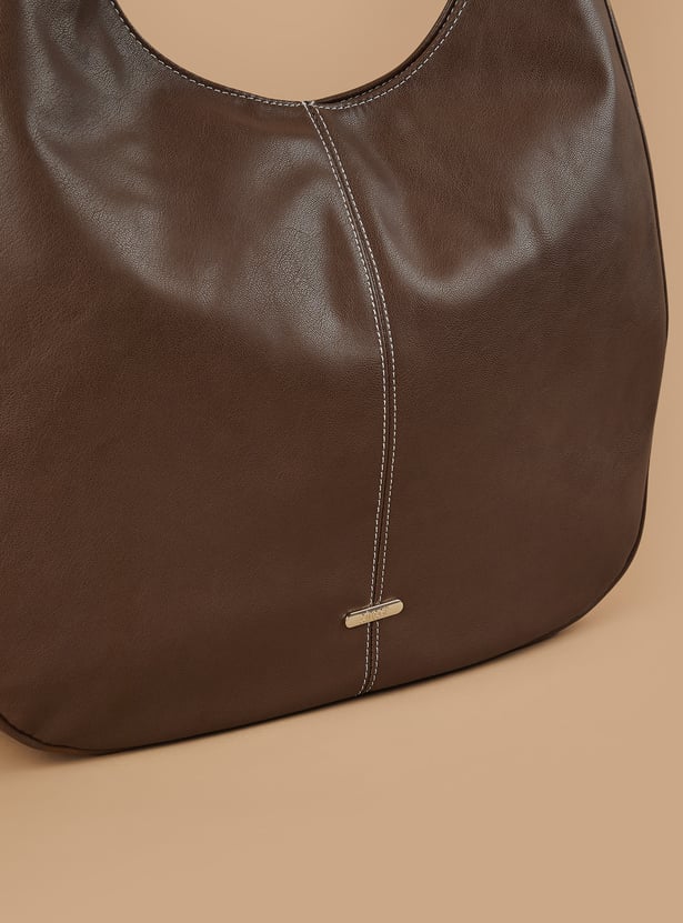 GINGER Solid Hobo Bag