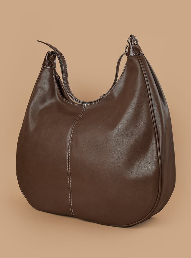 GINGER Solid Hobo Bag