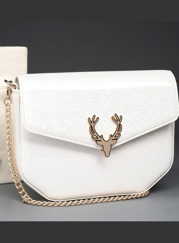 ALLEN SOLLY Solid Sling Bag