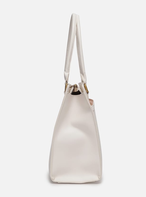 ALLEN SOLLY Woven Handheld Bag
