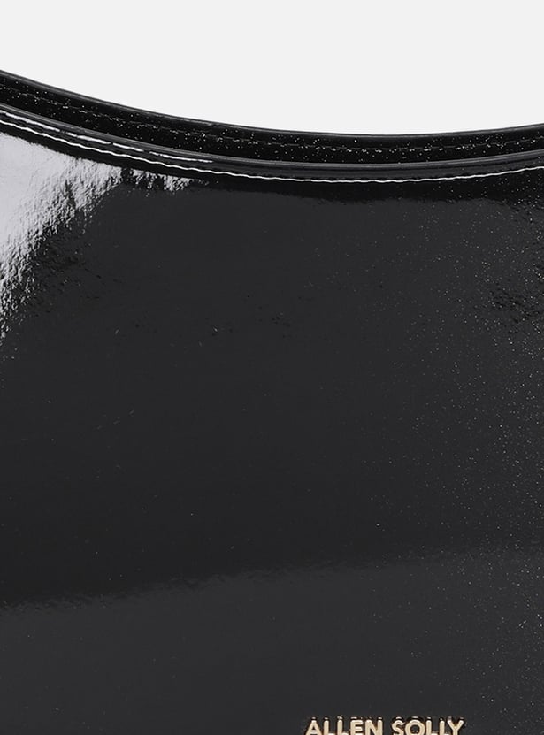 ALLEN SOLLY Glossy Saddle Bag