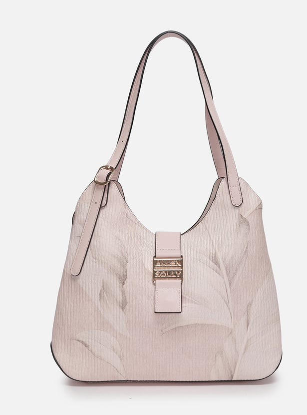 ALLEN SOLLY Floral Print Shoulder Bag