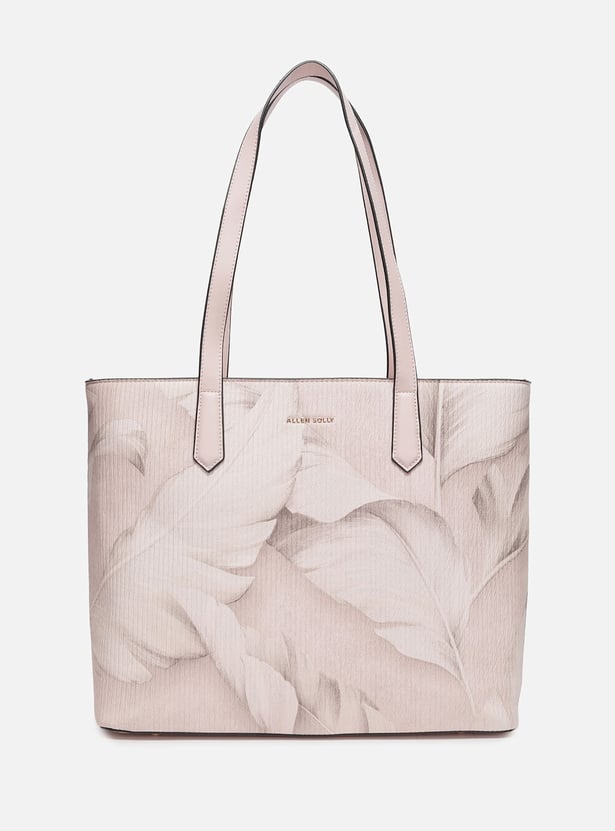 ALLEN SOLLY Floral Print Laptop Bag