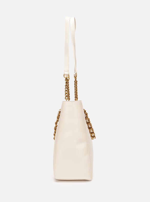 ALLEN SOLLY Textured Laptop Bag