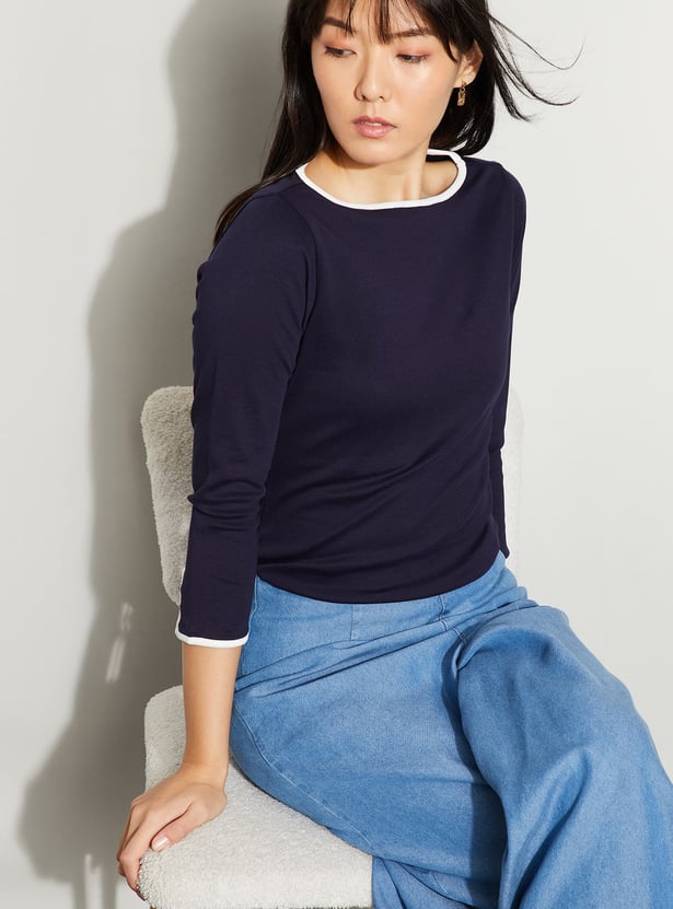 CODE CLASSIC Boat Neck T-shirt