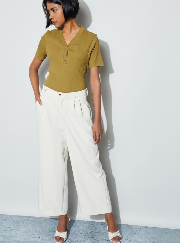 CODE CLASSIC Ribbed T-shirt