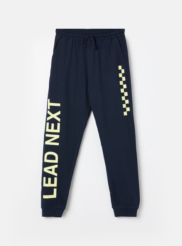 FAME FOREVER Boys Typographic Print Elasticated Joggers