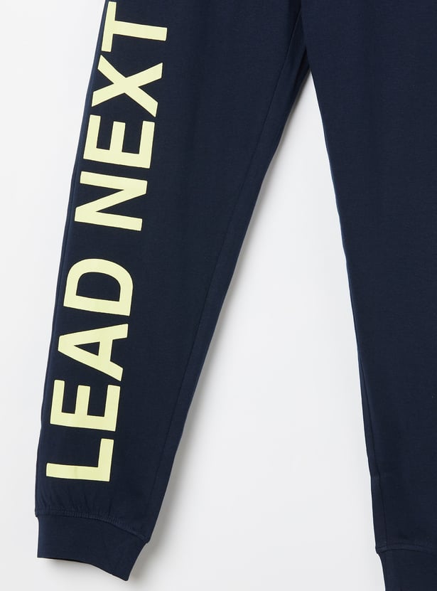 FAME FOREVER Boys Typographic Print Elasticated Joggers