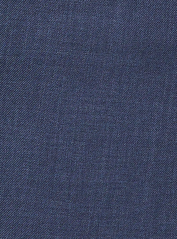 LOUIS PHILIPPE Solid Slim Straight Formal Trousers