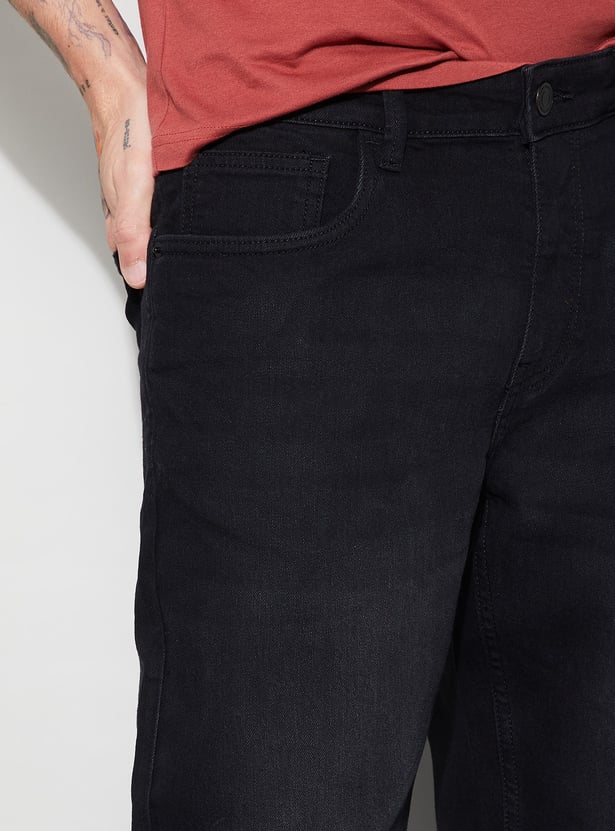 DENIMIZE Washed Regular Straight Jeans