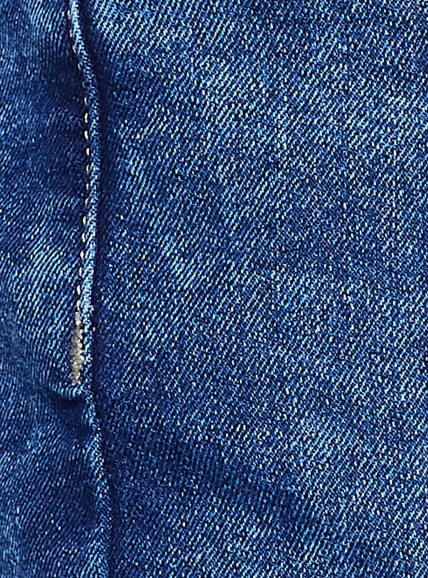 DENIMIZE Washed Slim Straight Jeans