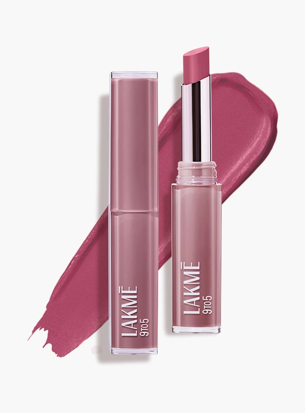 LAKME 9to5 Tattoo Matte Slim Lipstick - MP8 Rosy Sunday - 2g